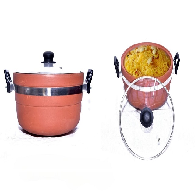 Mittikalaa 5ltr bhagona glass lid